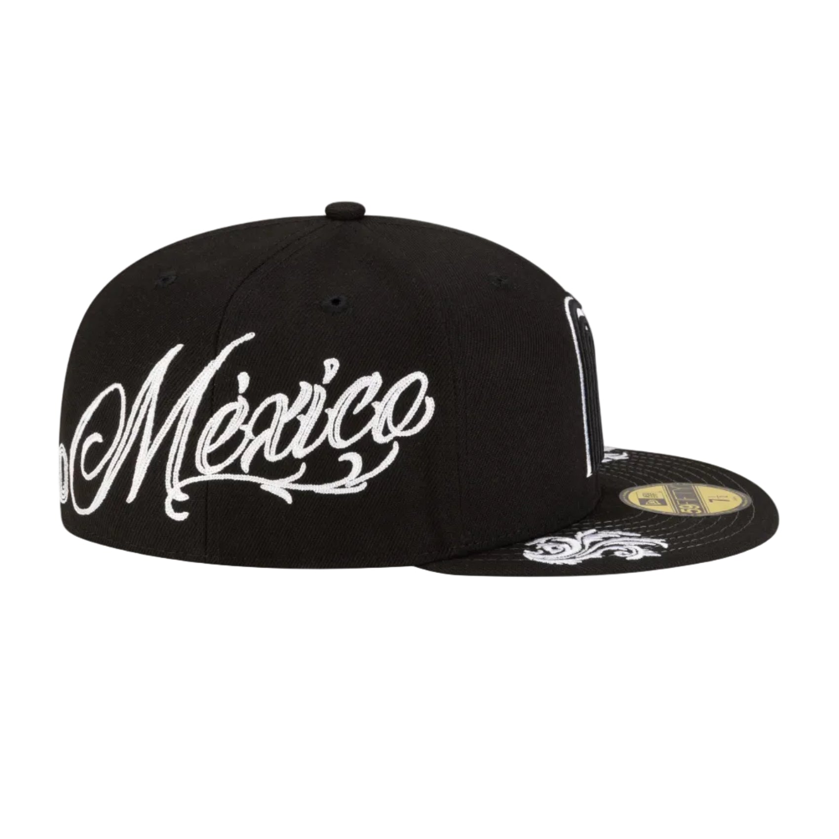 Mexico Black 59FIFTY Fitted Hat