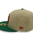 Mexico NewEra 59Fifty Mexico 2-Tone Khaki/Green Fitted Hat