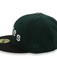 NewEra 59Fifty San Diego Padres 2-Tone Dark Green/Black Retro Fitted Hat