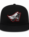Anaheim Angels Black/Red 59FIFTY Fitted Hat