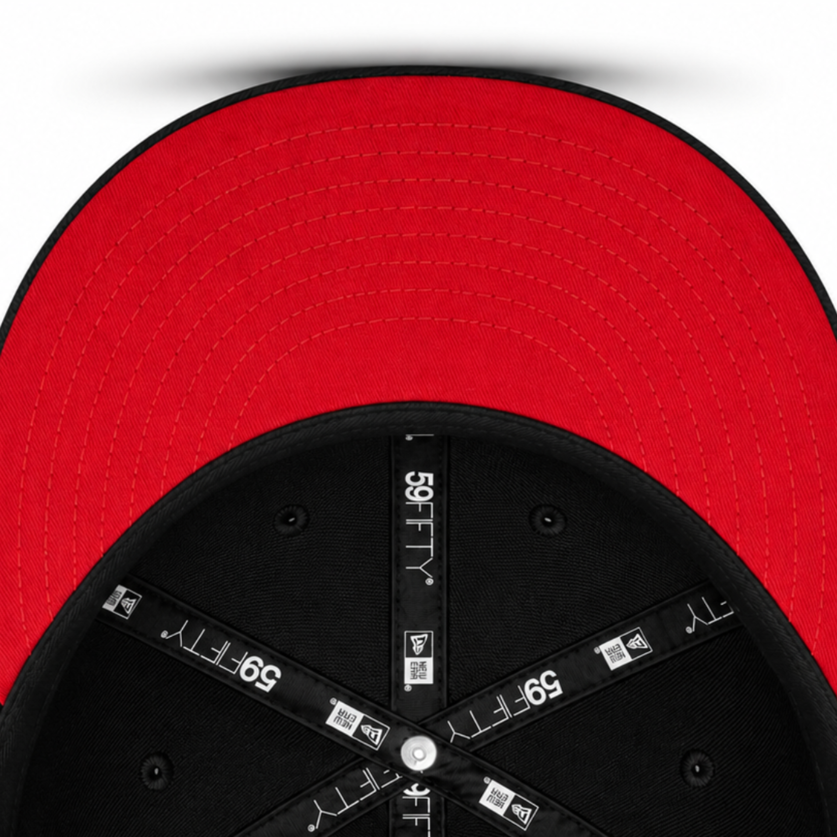 Anaheim Angels Black/Red 59FIFTY Fitted Hat