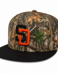 San Diego Padres Realtree Edge Black/Orange 9FIFTY Snapback Hat
