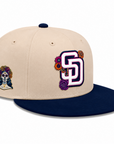San Diego Padres Chrome Día de los Muertos 59FIFTY Fitted Hat