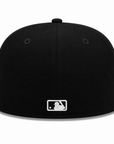 New Era 59FIFTY San Diego Padres Blackout White Outline Fitted Hat