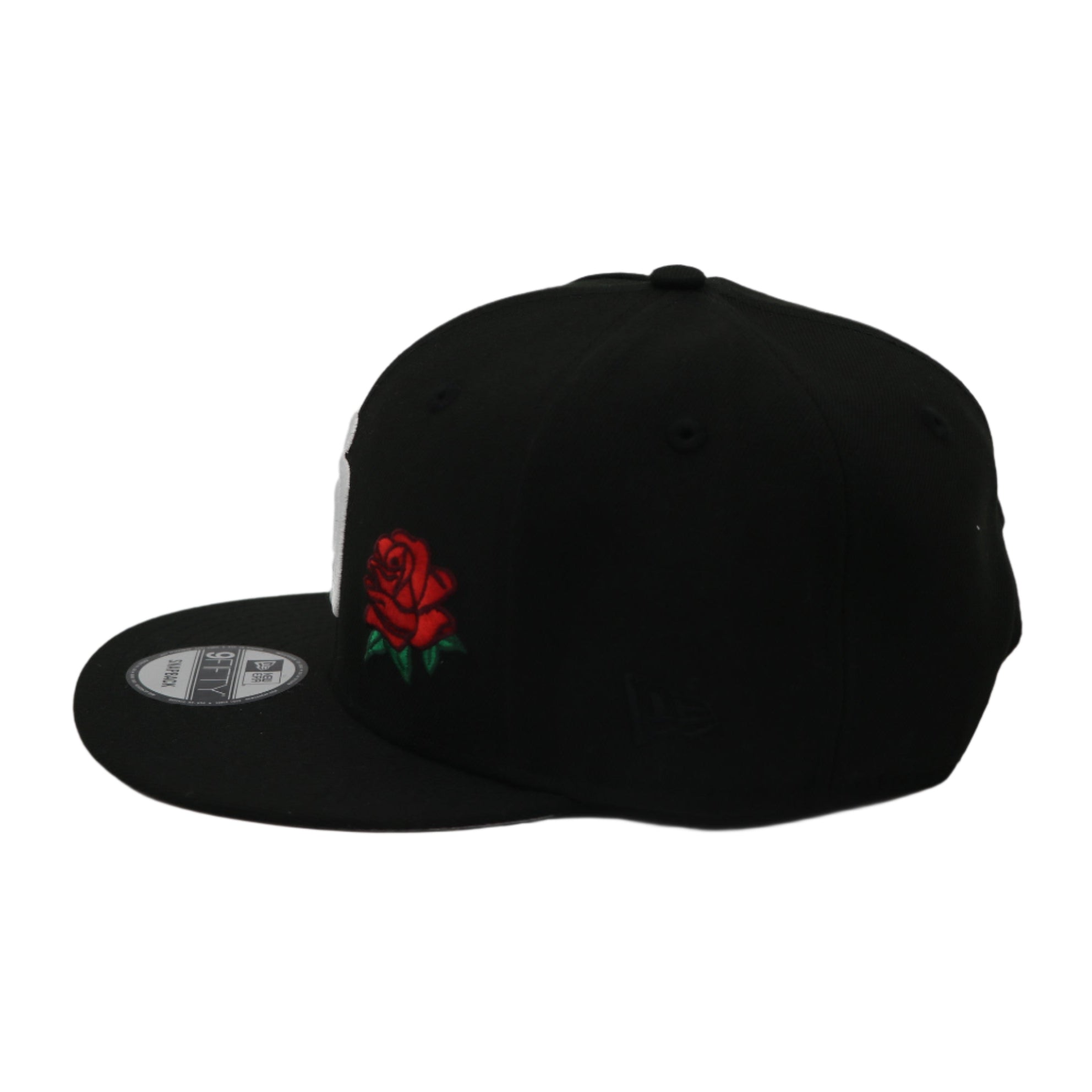 New Era 9Fifty San Diego Padres Red Rose Black and White