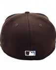 New Era x CaliwearSD 59Fifty San Diego Padres 50th Anniversary Brown Fitted Hat - "On-Field Icy"