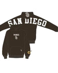 Sand Diego Padres Wingspan M Drop Shoulder Fleece Hoodie V2