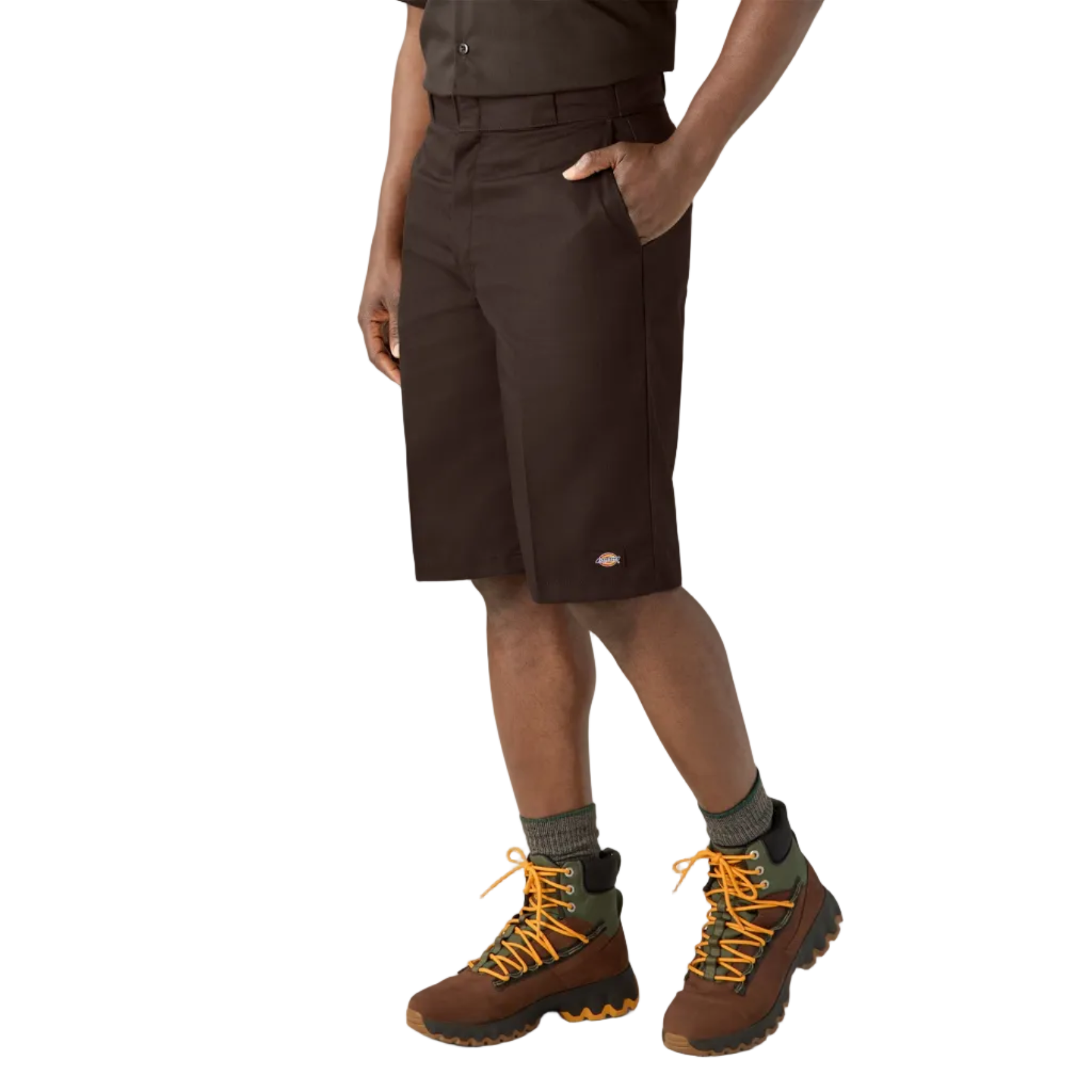 13" Loose Fit Flat Front Work Shorts