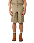 13" Loose Fit Flat Front Work Shorts