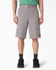 13" Loose Fit Flat Front Work Shorts