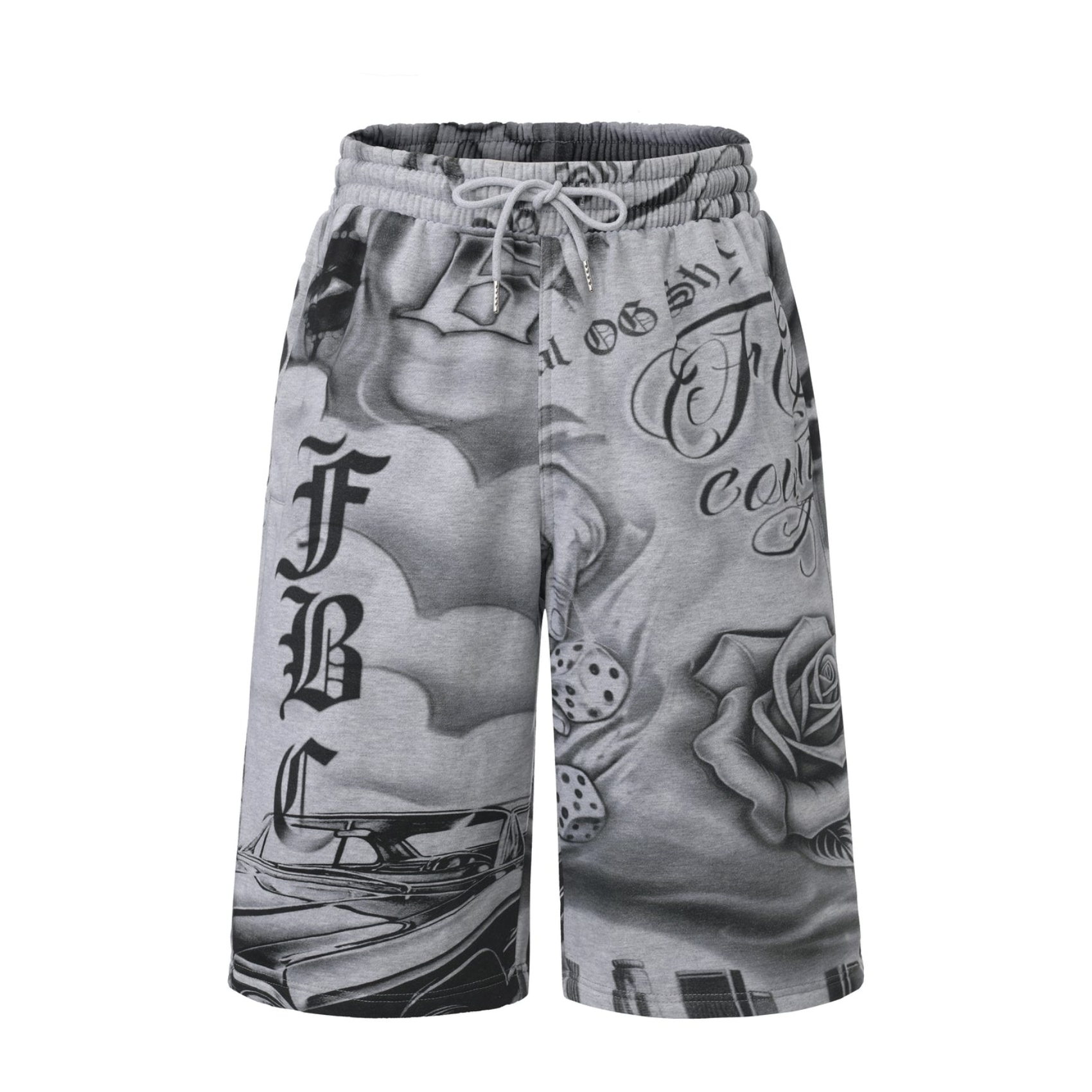 FB County Tatted Up Baggy Fleece Short