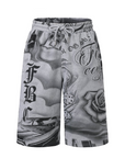 FB County Tatted Up Baggy Fleece Short