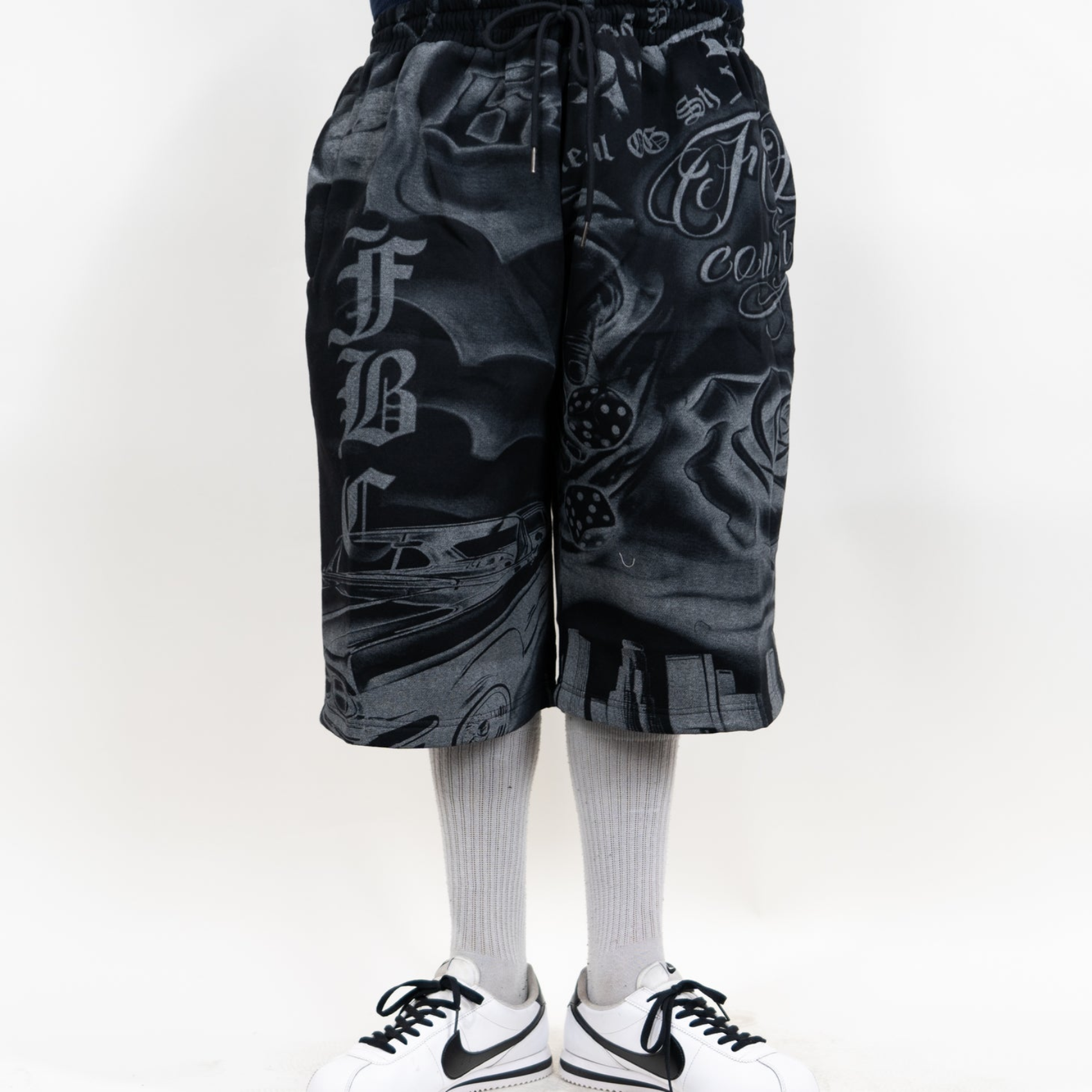 FB County Tatted Up Baggy Fleece Short