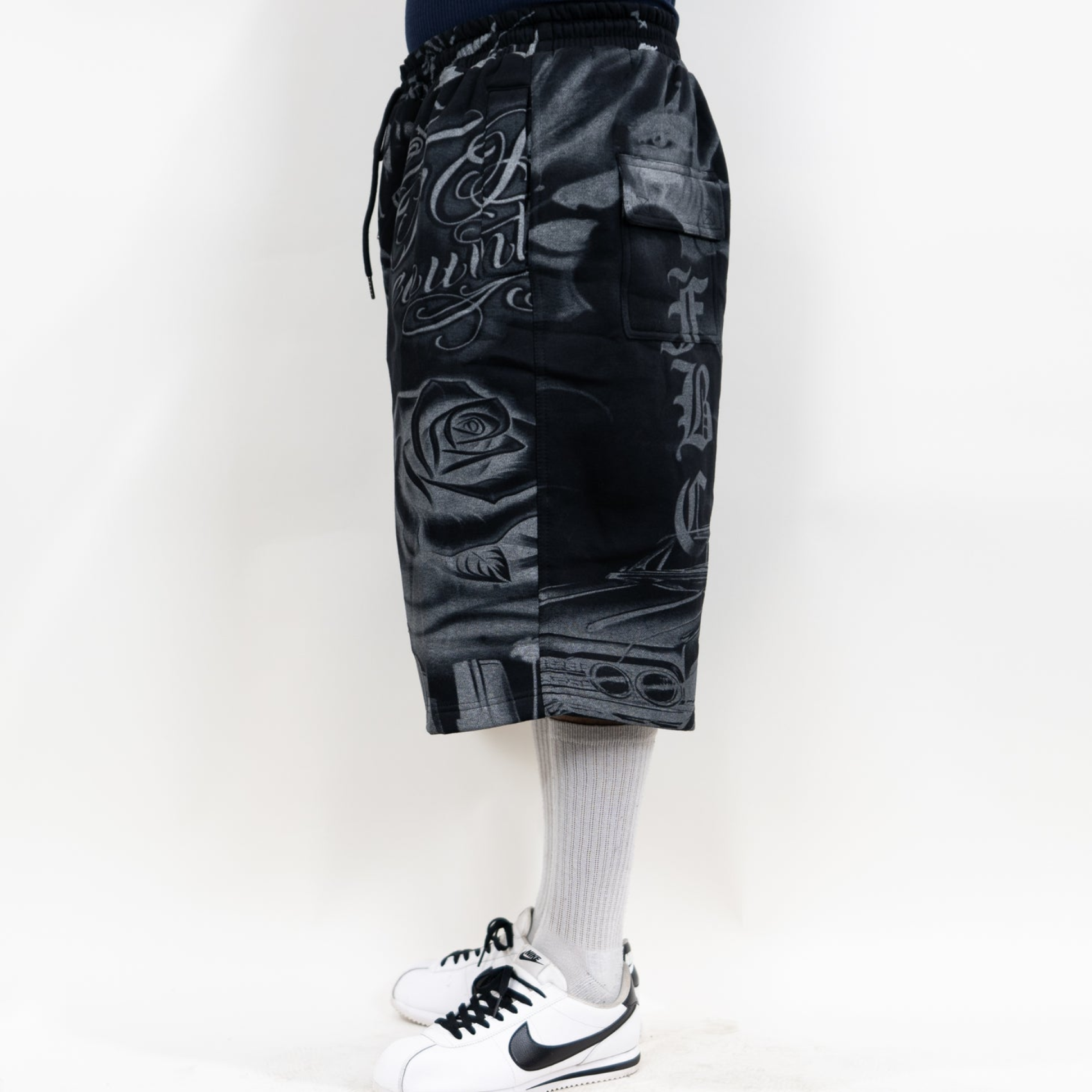 FB County Tatted Up Baggy Fleece Short