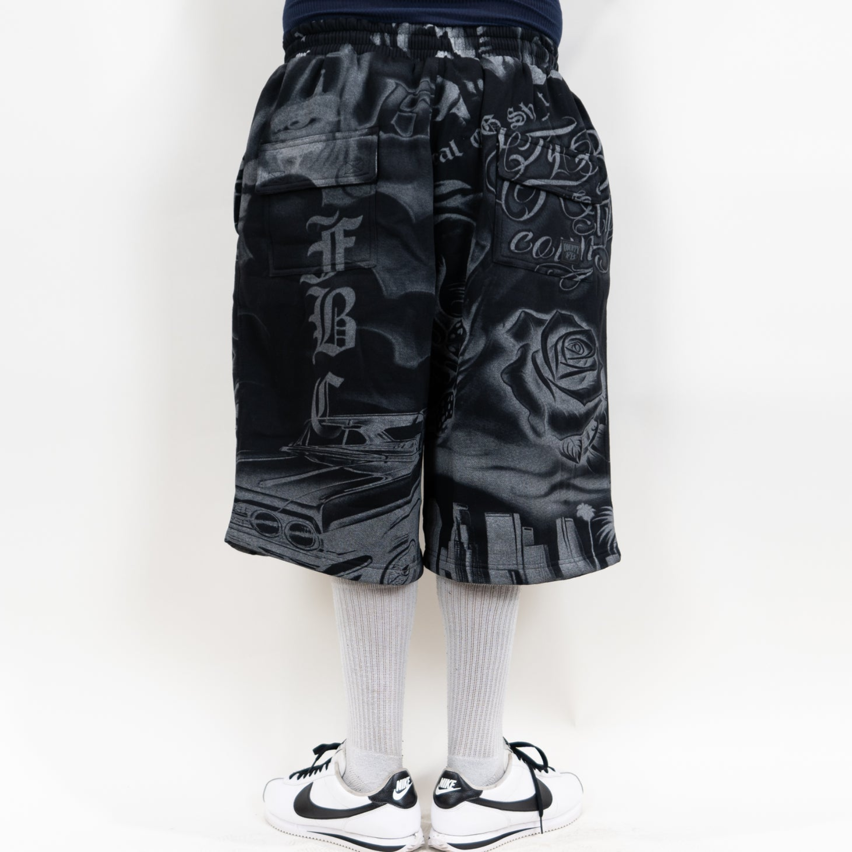 FB County Tatted Up Baggy Fleece Short