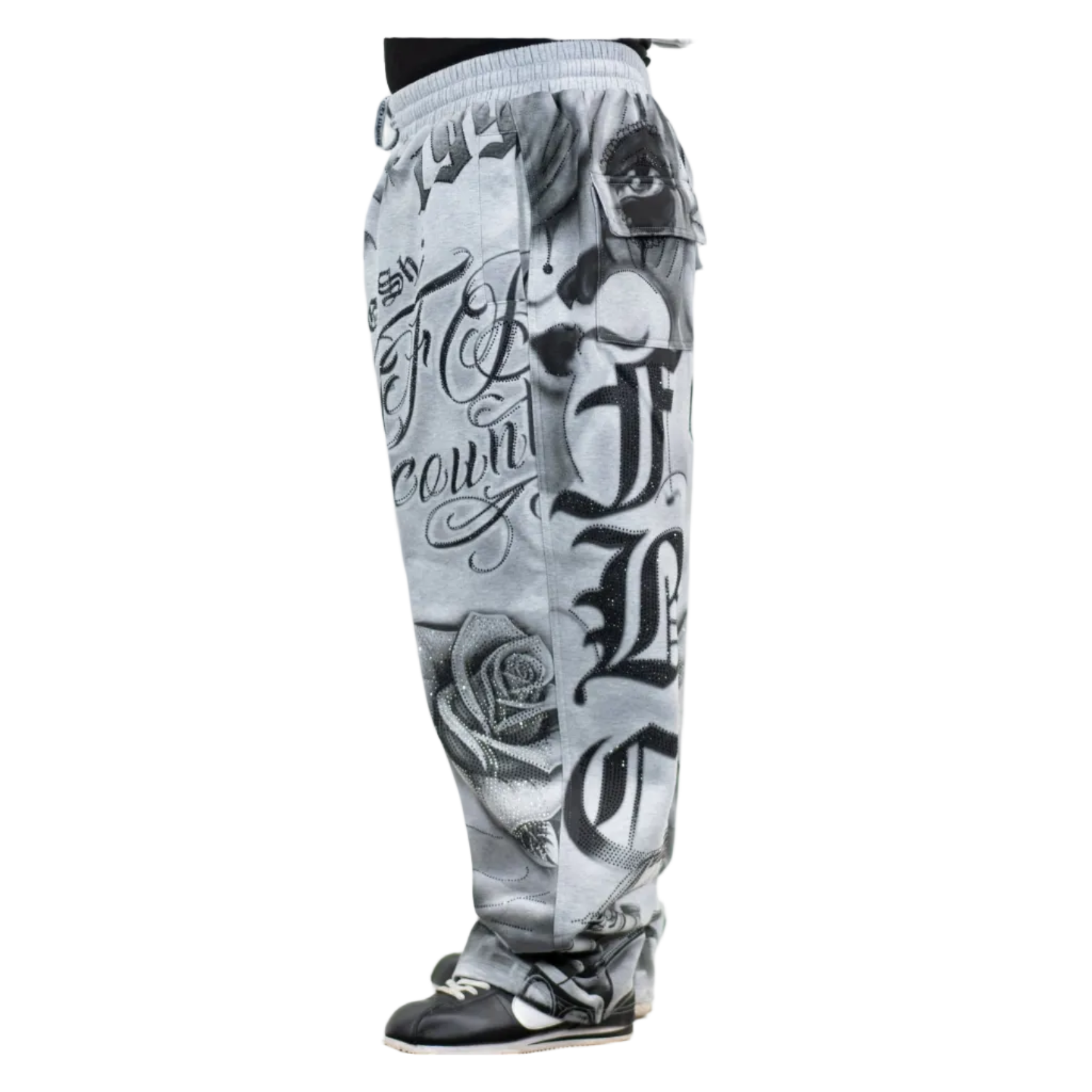 FB County Rhinestone Sweatpant