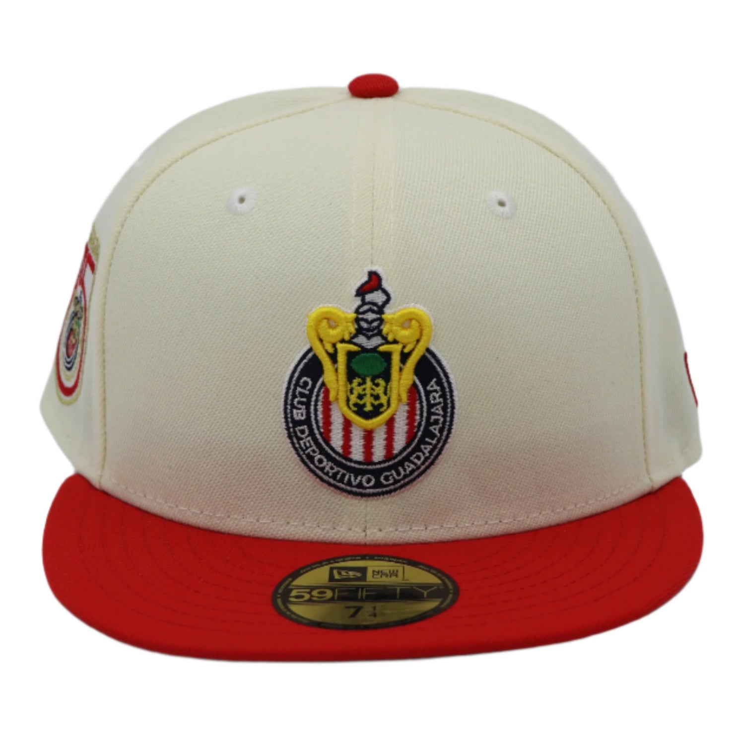 New Era 59Fifty Chivas de Guadalajara Fitted White and Red Hat