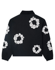 Reason Floral Wreath Collared Workwear Jacket