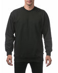 HW CREW NECK SWEAT (13oz) CrewNeck - BLACK