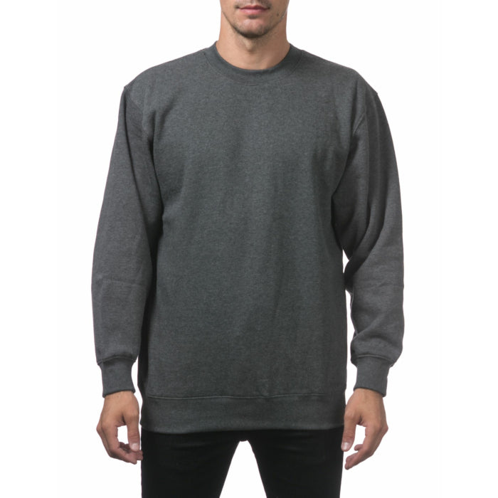 HW CREW NECK SWEAT (13oz) CrewNeck - CHARCOAL