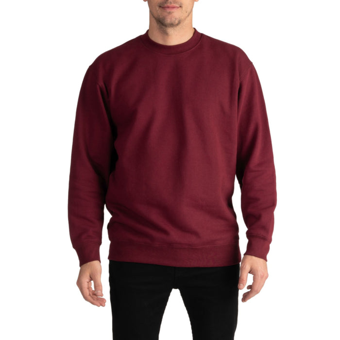 HW CREW NECK SWEAT (13oz) CrewNeck - MAROON