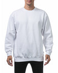 HW CREW NECK SWEAT (13oz) CrewNeck - WHITE