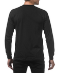 Heavyweight Cotton Long Sleeve Crew Neck T-Shirt