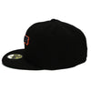 NewEra 59Fifty Padres Script 25 Ann Black Fitted Hat