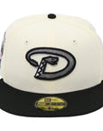 Arizona Diamondbacks Off White-BLACK 59FIFTY Fitted Hat – New Era