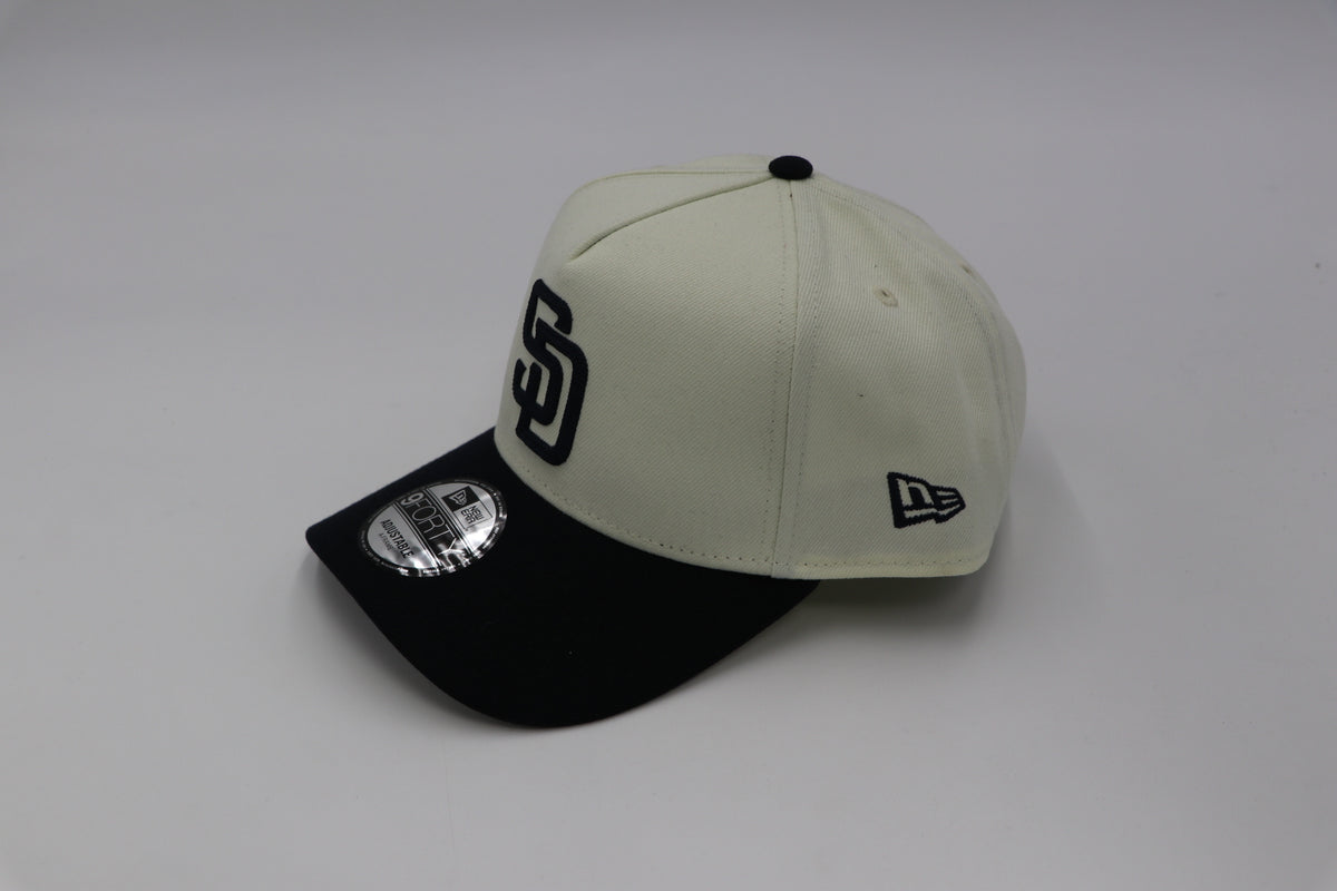 San Diego Padres New Era 9FORTY Adjustable Hat – Cream/Navy