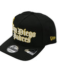 San Diego Padres PROUD 9FIFTY A-Frame Black Gold Snapback