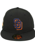 59FIFTY Padres Navy White Fitted Cap