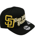 San Diego Padres PROUD 9FIFTY A-Frame Black Gold Snapback
