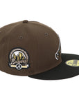 59FIFTY Atlanta Braves Walnut Metallic Gold Fitted Cap
