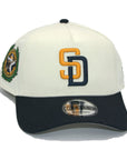 San Diego Padres New Era 9FORTY Adjustable Hat – Cream/Navy