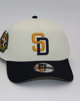 San Diego Padres New Era 9FORTY Adjustable Hat – Cream/Navy