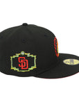 Padres Aztec Warrior Black 59FIFTY Cap
