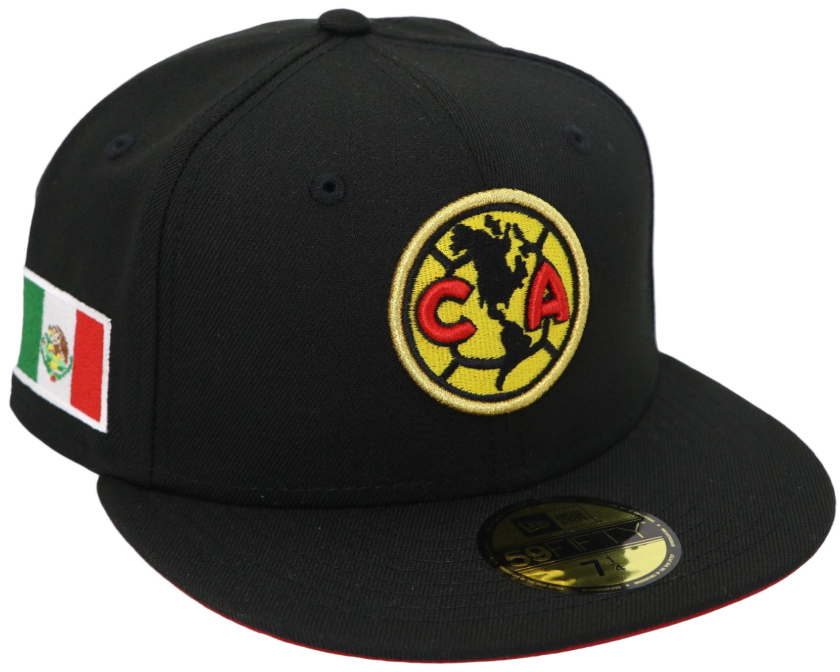 Club América x Mexico Flag New Era 59FIFTY Fitted Hat – Black