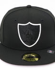 Raiders Black 59FIFTY Fitted Cap by New Era