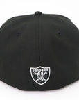 Raiders Black 59FIFTY Fitted Cap by New Era