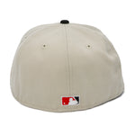 NewEra 59Fifty Padres Script 2-Tone Stone/Black Fitted Hat