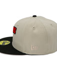 NewEra 59Fifty Padres Script 2-Tone Stone/Black Fitted Hat