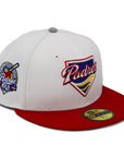 NewEra 59Fifty Padres Script Badge 2-Tone Chrome/Red