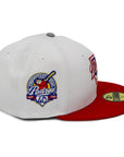 NewEra 59Fifty Padres Script Badge 2-Tone Chrome/Red