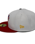 NewEra 59Fifty Padres Script Badge 2-Tone Chrome/Red