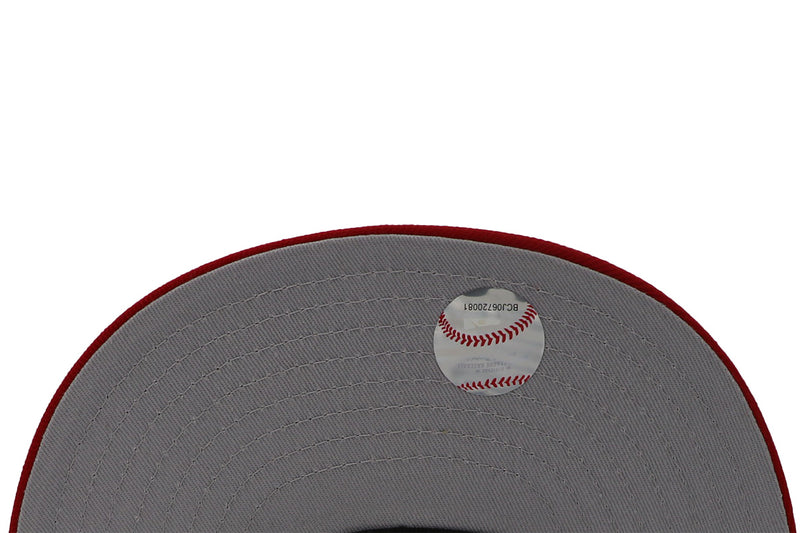 NewEra 59Fifty Padres Script Badge 2-Tone Chrome/Red