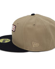 NewEra 59Fifty San Diego Padres Script 2-Tone Khaki/Black Fitted Hat