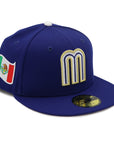 Mexico NewEra 59Fifty WBC 2-Tone Blue Fitted Hat