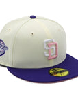 NewEra 59Fifty Padres Chrome/Purple