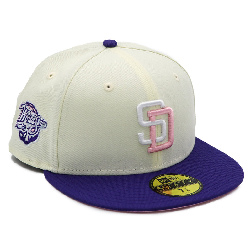 NewEra 59Fifty Padres Chrome/Purple